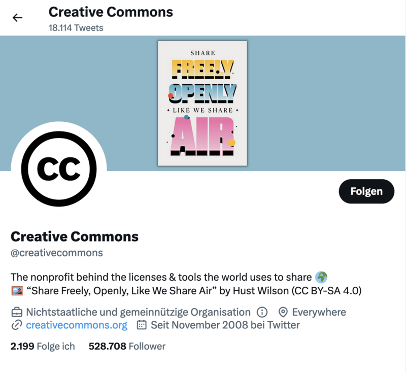 Beispielbild zur Angabe von Creative-Commons-Quellen in der Twitter-Bio.